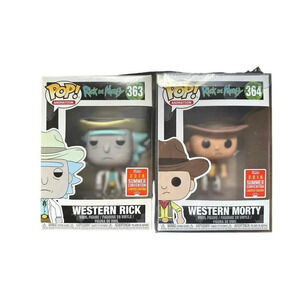 Funko POP! Rick And Morty Western Rick Western Morty 2018 SDCC Summer Convention